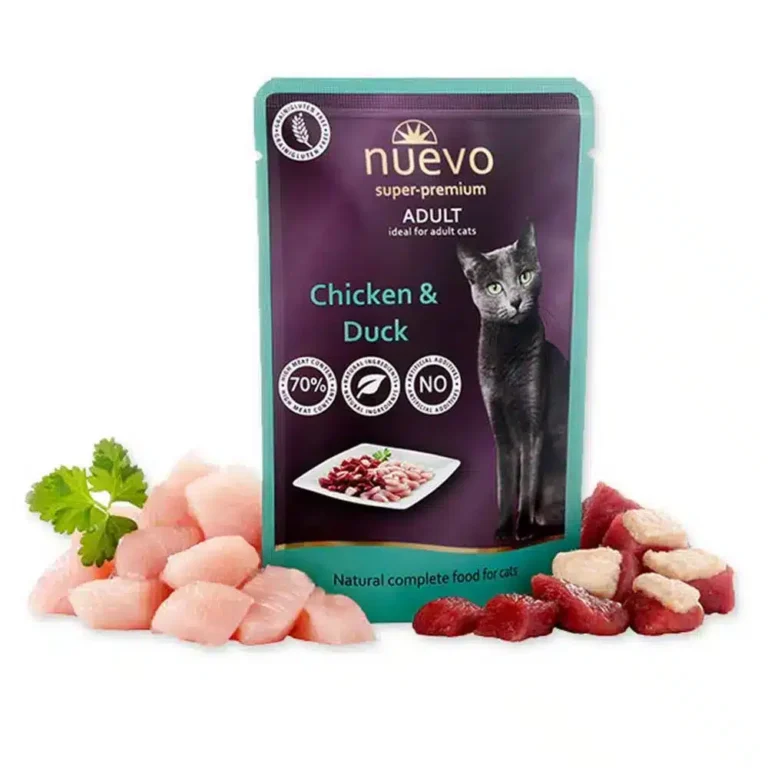 Пауч для котів Nuevo Adult з куркою та качкою, 85 г