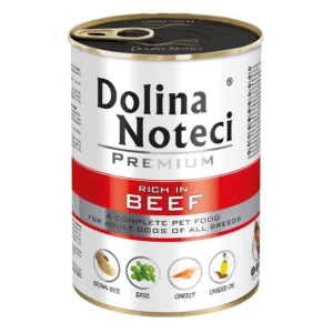 Вологий корм для дорослих собак Dolina Noteci Premium з яловичиною