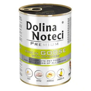 Вологий корм для дорослих собак Dolina Noteci Premium з гускою і картоплею