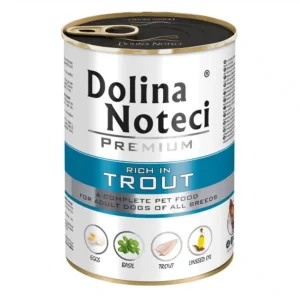 Вологий корм для дорослих собак Dolina Noteci Premium з фореллю