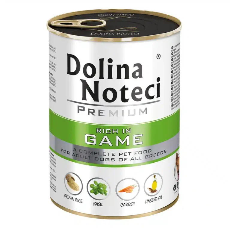 Вологий корм для дорослих собак Dolina Noteci Premium з дичиною