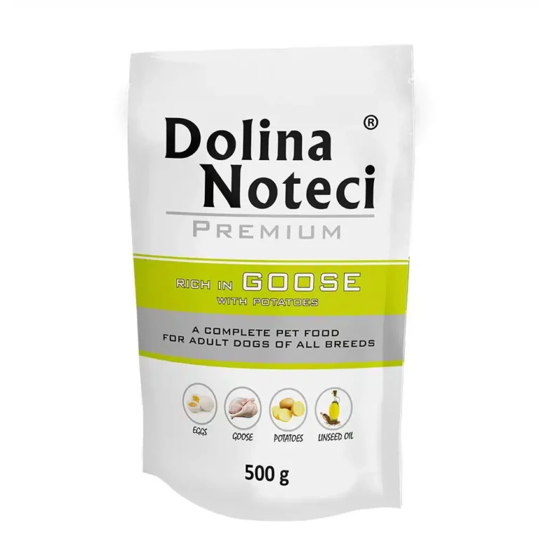 Вологий корм для дорослих собак Dolina Noteci Premium з гускою і картоплею
