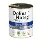 Вологий корм для дорослих собак Dolina Noteci Premium з тріскою та броколі