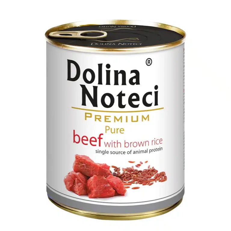 Вологий корм для дорослих собак Dolina Noteci Premium Pure з яловичиною і рисом