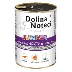 Вологий корм Dolina Noteci з кроликом для цуценят, 400 г