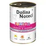 Вологий корм Dolina Noteci з індичкою для цуценят, 400 г