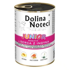 Вологий корм Dolina Noteci з індичкою для цуценят, 400 г