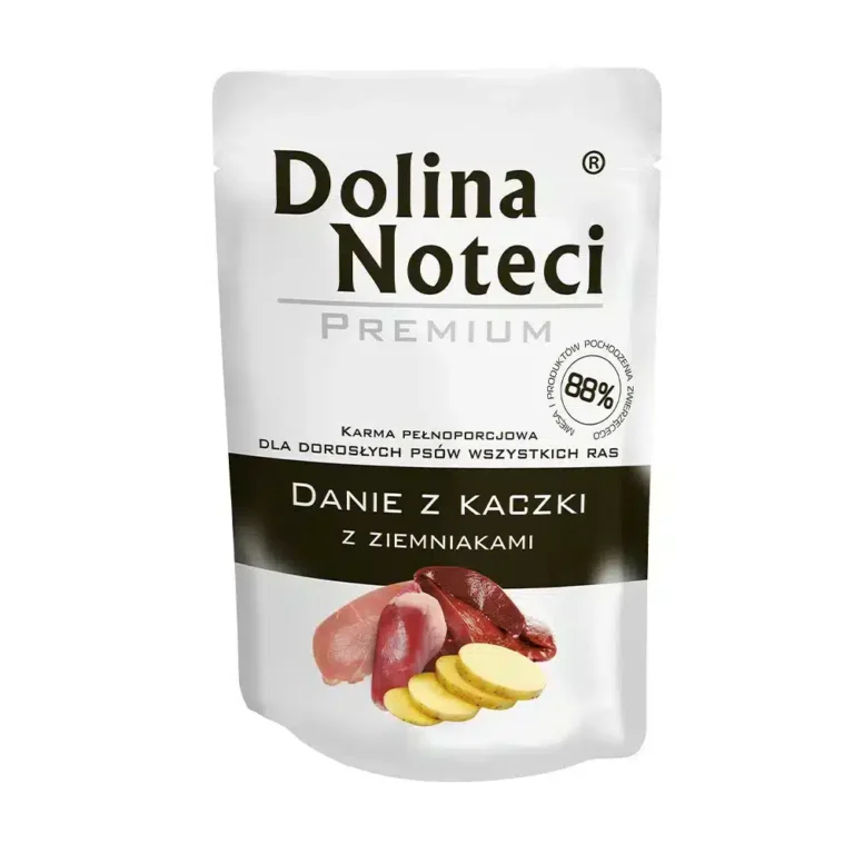 Вологий корм Dolina Noteci Premium для дорослих собак з качкою