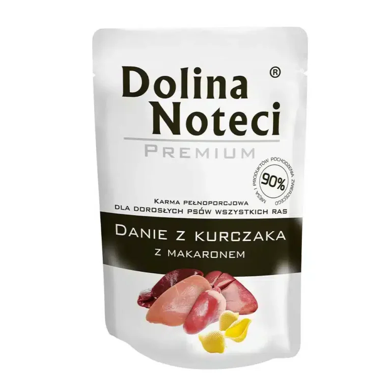 Вологий корм Dolina Noteci Premium для дорослих собак з куркою