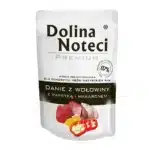Вологий корм Dolina Noteci Premium для дорослих собак з яловичиною