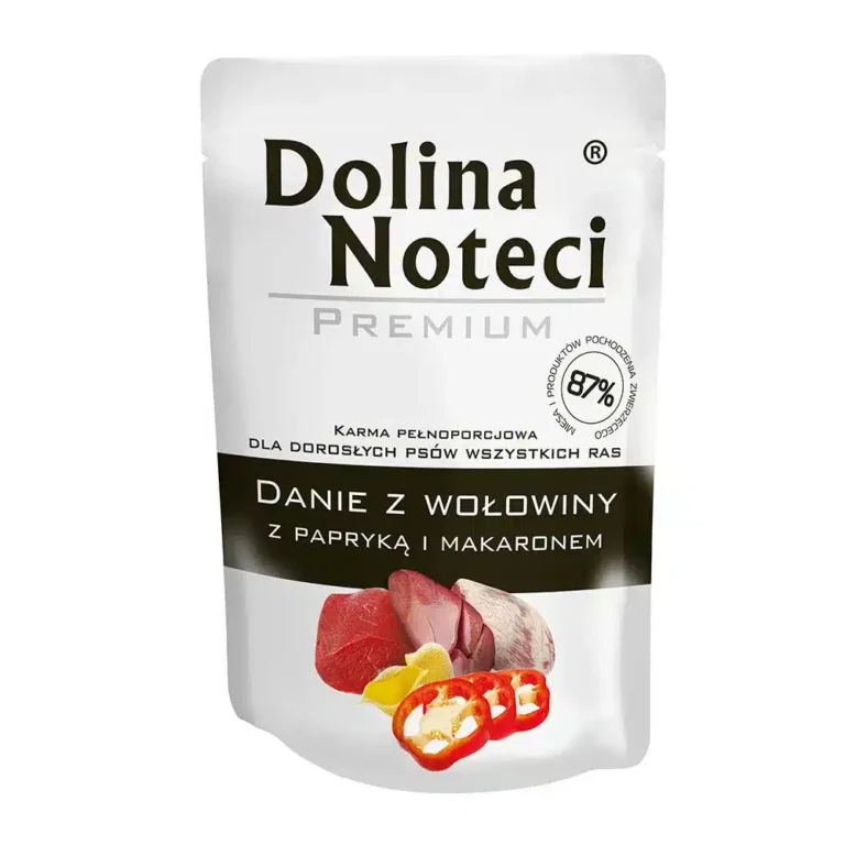 Вологий корм Dolina Noteci Premium для дорослих собак з яловичиною