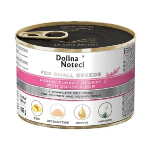 Вологий корм Dolina Noteci з індичкою і гускою для цуценят малих порід