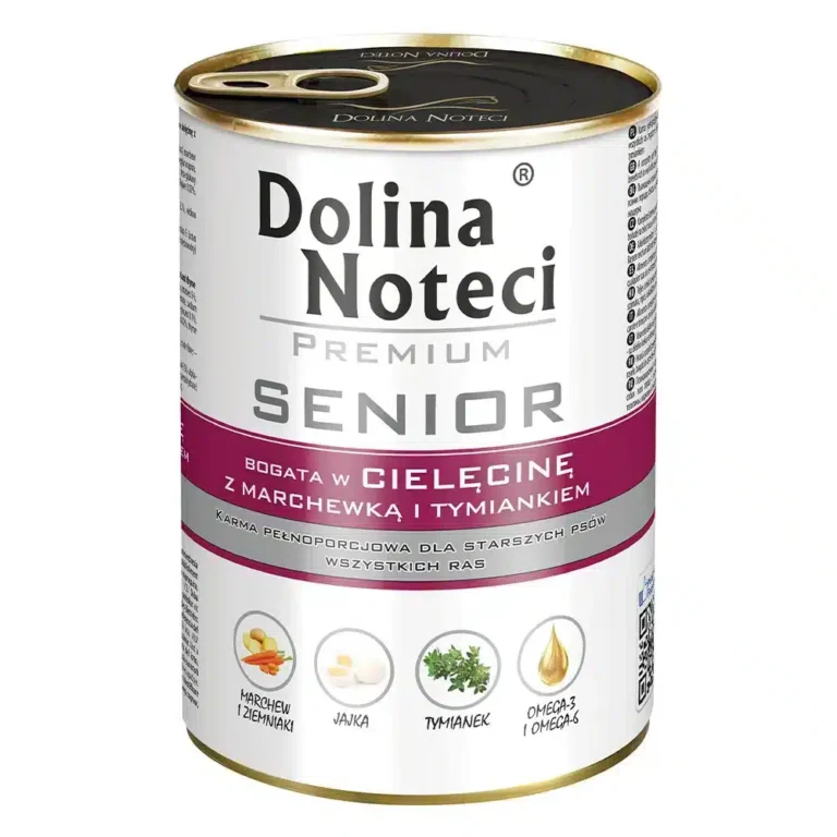 Вологий корм Dolina Noteci Premium Senior з телятиною для літніх собак, 400 г