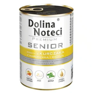 Вологий корм Dolina Noteci Senior з куркою для літніх собак, 400 г