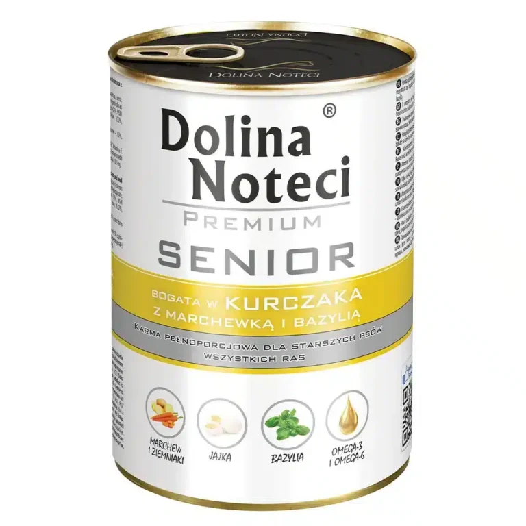 Вологий корм Dolina Noteci Senior з куркою для літніх собак, 400 г
