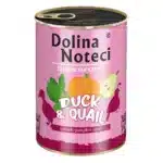 Вологий корм Dolina Noteci Superfood з качкою і перепілкою для собак