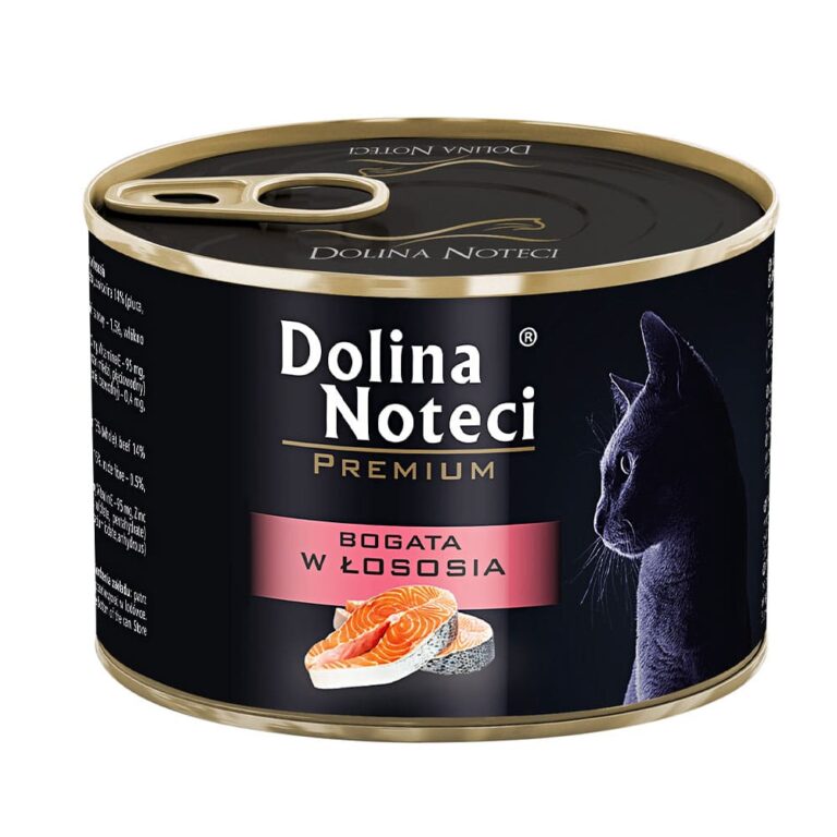 Вологий корм для котів Dolina Noteci Premium з лососем