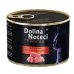 Вологий корм для котів Dolina Noteci Premium з телятиною, 185 г