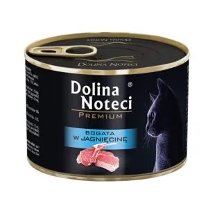 Вологий корм Dolina Noteci Premium з ягням для котів
