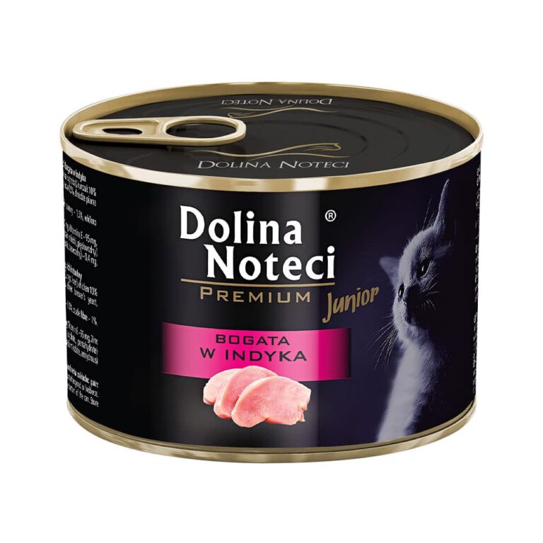 Вологий корм Dolina Noteci Premium з індичкою для кошенят, 185 г