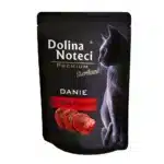 Вологий корм Dolina Noteci Danie з яловичиною для стерилізованих котів, 85 г