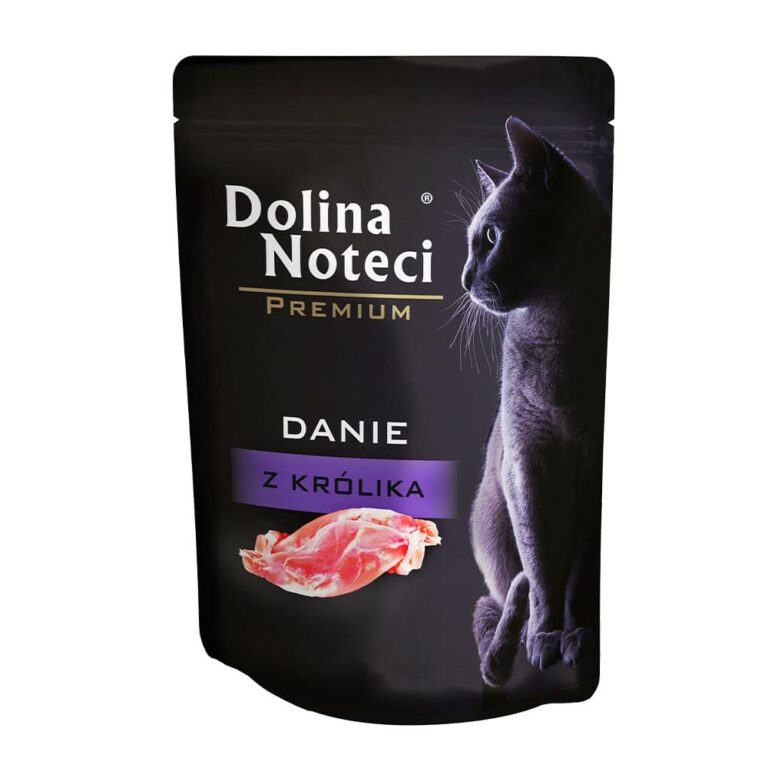 Вологий корм для котів Dolina Noteci Danie з кроликом, 85 г