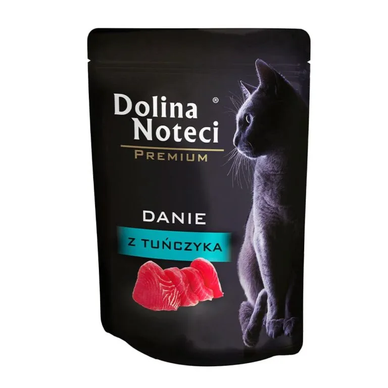 Вологий корм для котів Dolina Noteci Danie з тунцем, 85 г