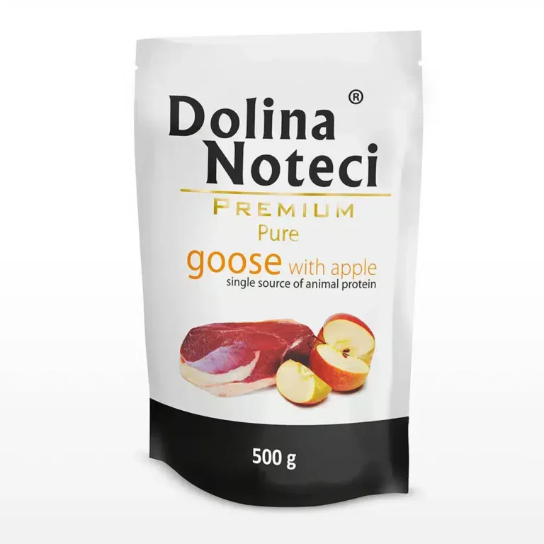 Вологий корм Dolina Noteci Premium Pure з гускою для собак