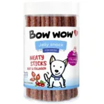 Ласощі Bow Wow м'ясні палички з яловичиною та колагеном для собак, 370 г, 20 шт