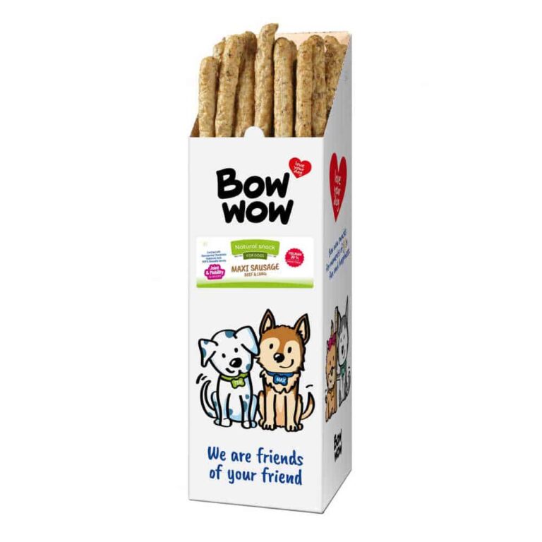 Ласощі Bow Wow ковбаски з легенями для собак, 40 шт