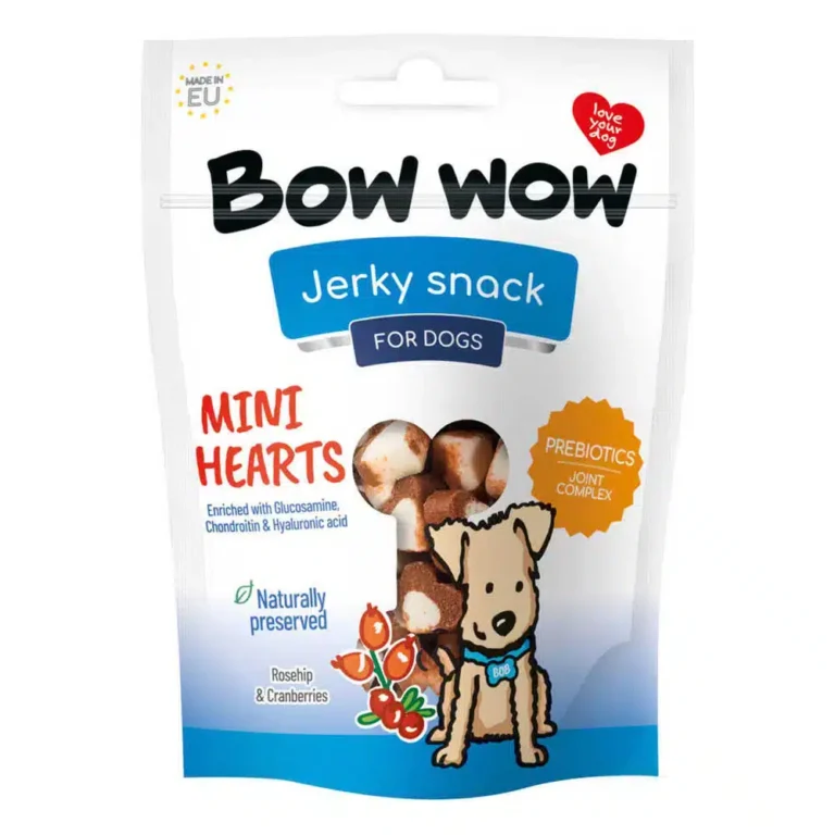 Ласощі Bow Wow міні-сердечка для собак, 80 г