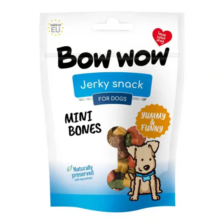 Ласощі Bow Wow міні-кістки для собак, 80 г, 15 шт
