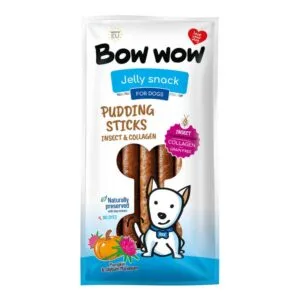 Ласощі Bow Wow пудингові палички з комахами для собак, 27-30 см