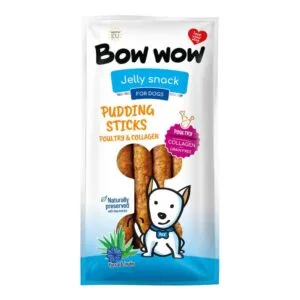 Ласощі Bow Wow пудингові палички з птицею для собак, 27-30 см