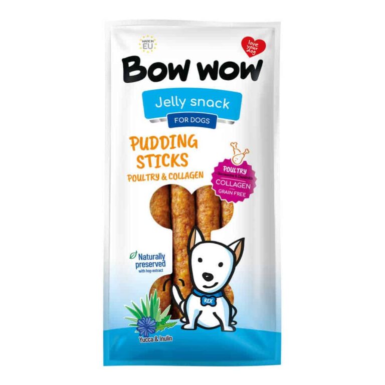 Ласощі Bow Wow пудингові палички з птицею для собак, 27-30 см