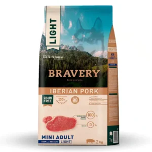 Сухий корм Bravery Light для дорослих собак малих порід з іберійською свининою