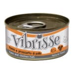 Вологий корм для котів Vibrisse з тунцем та курячою шинкою, 70 г