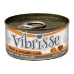 Вологий корм для котів Vibrisse з тунцем та курячою шинкою, 70 г