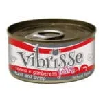 Вологий корм Vibrisse Jelly з тунцем і креветкою для котів, 70 г