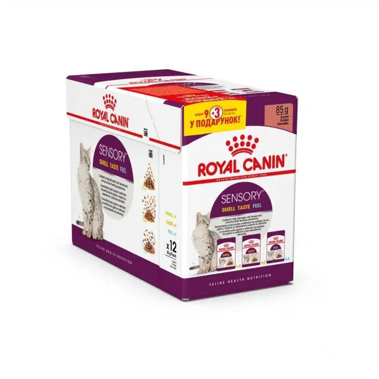 Вологий корм Royal Canin Sensory Multipack у соусі для котів, 12 шт по 85 г