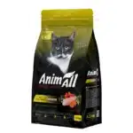 Сухий корм для дорослих котів AnimAll зі свіжою куркою