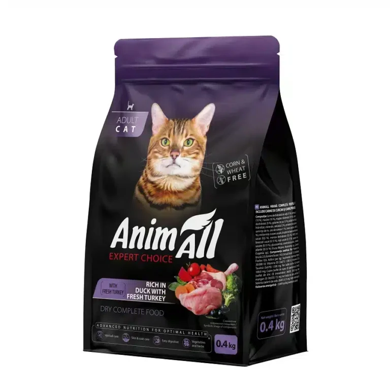 Сухий корм AnimAll з індичкою і качкою для котів
