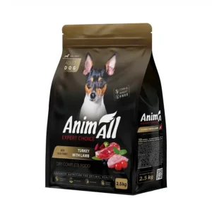 Сухий корм AnimAll з індичкою і ягням для собак малих порід