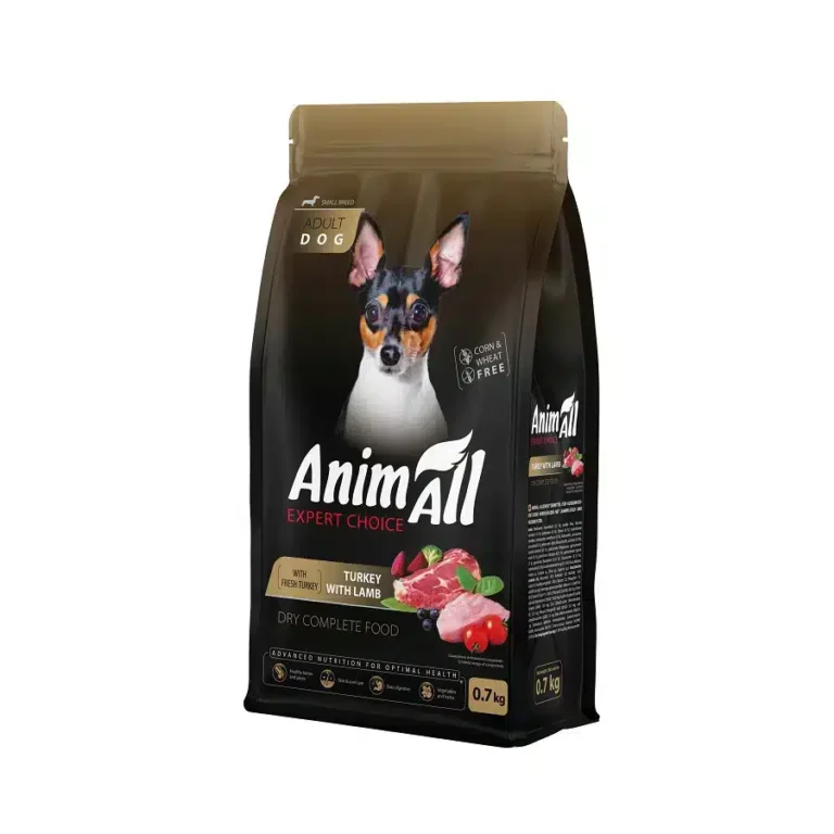 Сухий корм AnimAll з індичкою і ягням для собак малих порід