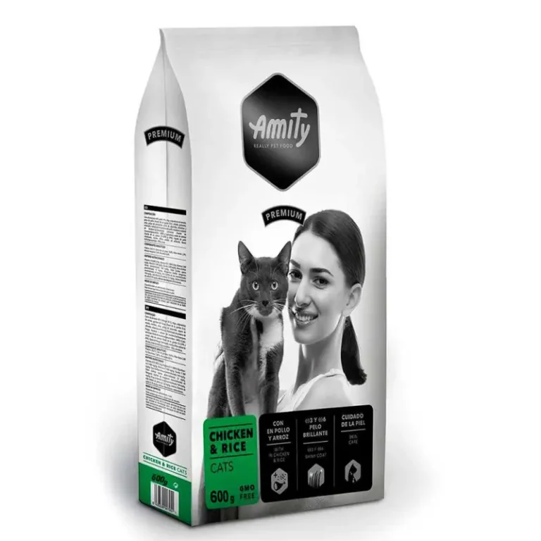 Сухий корм Amity з куркою і рисом для дорослих котів