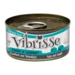 Вологий корм Vibrisse з тунцем і кальмаром для котів, 70 г