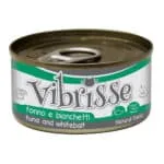 Вологий корм для котів Vibrisse з тунцем та білою рибою