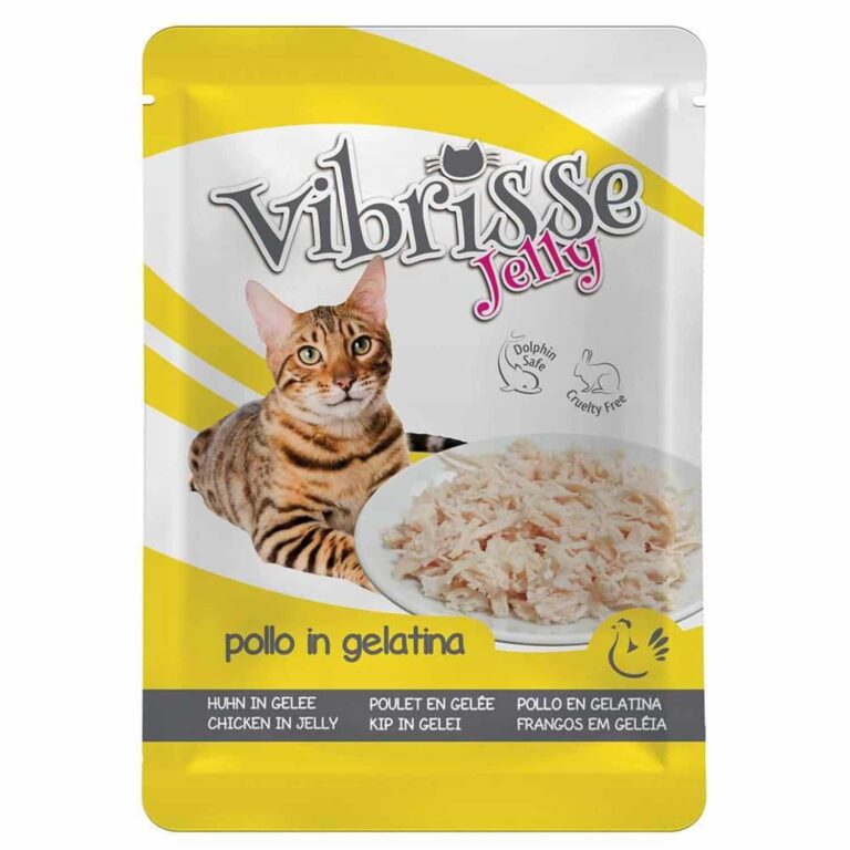 Вологий корм для котів Vibrisse Jelly з курячим філе в желе, 70 г