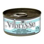 Вологий корм для котів Vibrisse з тунцем та сардинами, 70 г