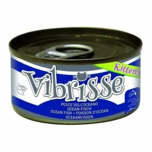 Вологий корм для кошенят Vibrisse з океанською рибою, 70 г